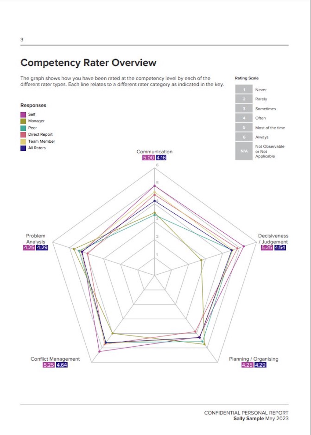 Custom 360 Report - Branded summary