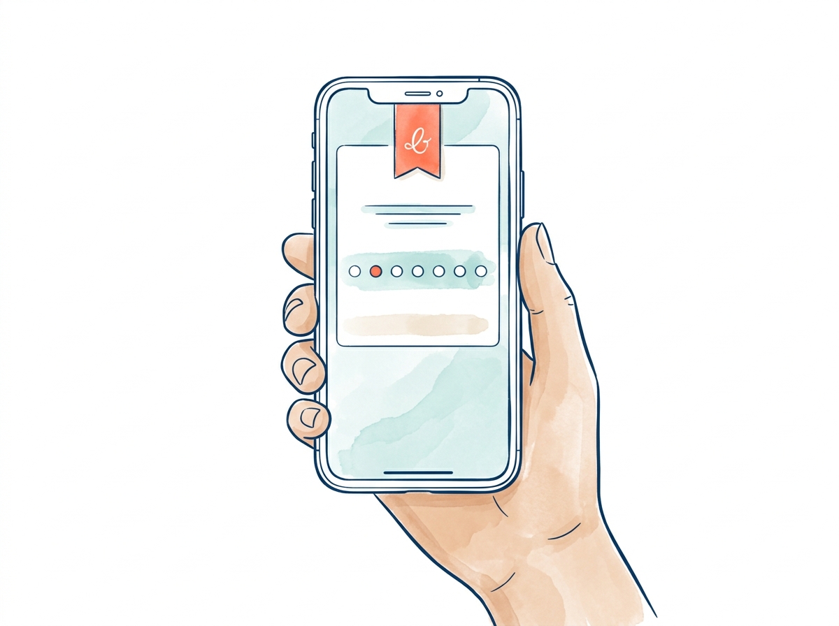 A short branded survey open on a phone