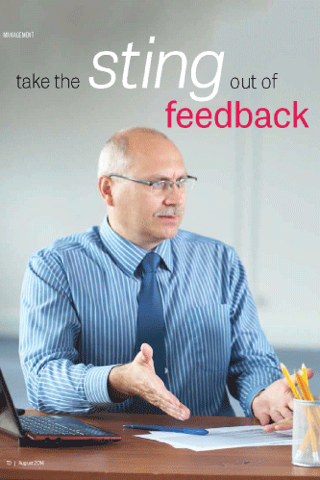 Taking the sting out of feedback atd nowack 2014