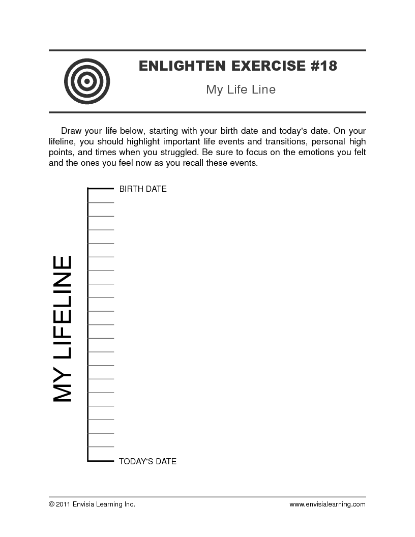 “My Life Line” — printable PDF