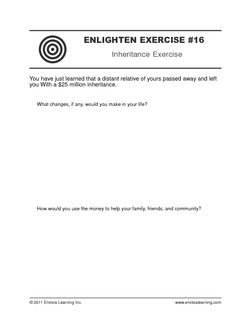 “Inheritance Exercise” — printable PDF