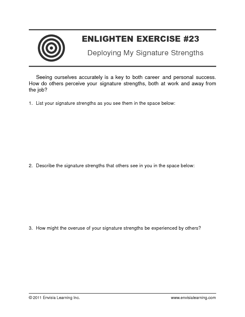 “Deploying My Signature Strengths” — printable PDF