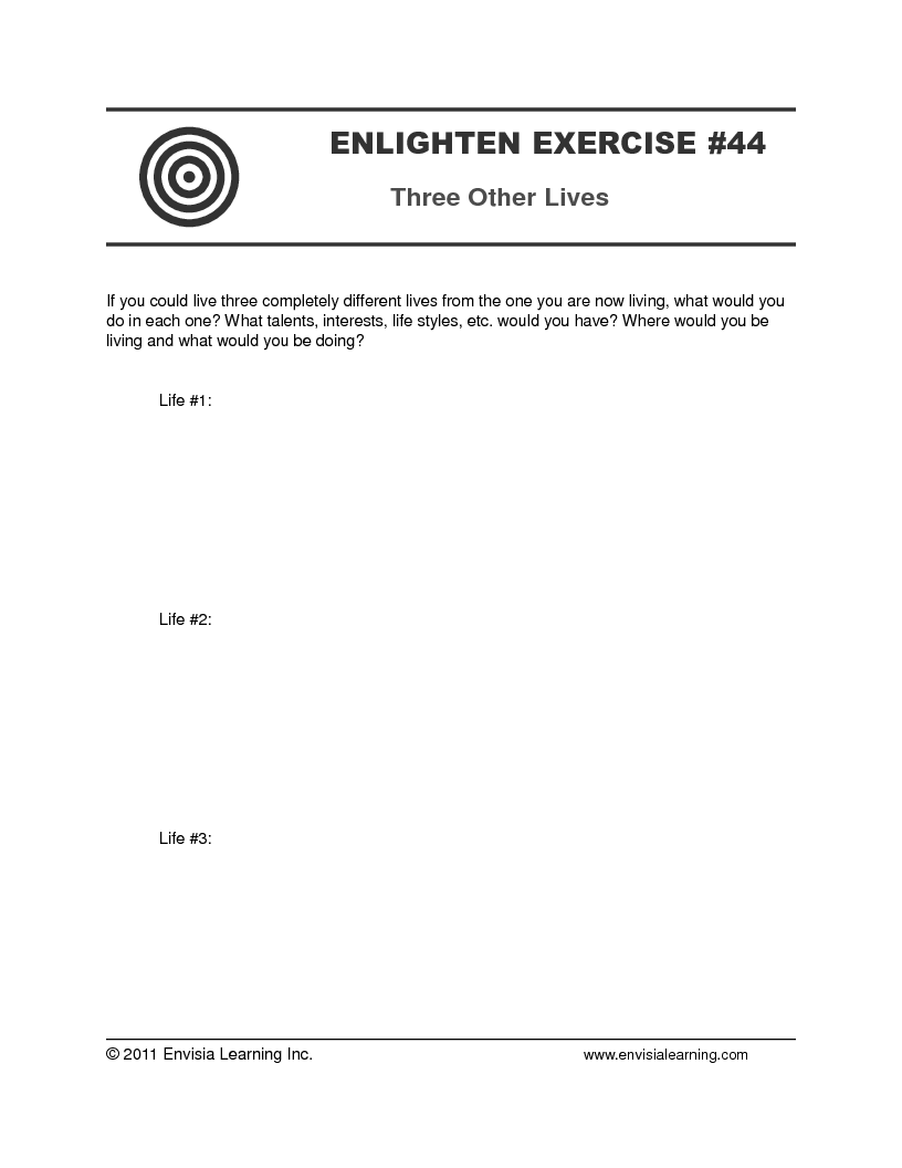 Three Other Lives — printable PDF